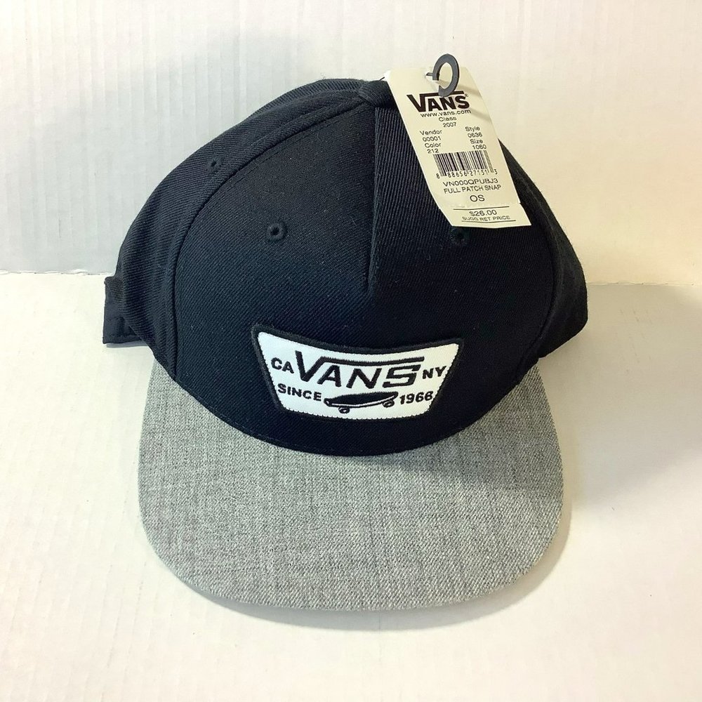Vans cap one size full patch snapback
